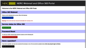 What Webmail.nerc.ac.uk website looked like in 2020 (4 years ago)