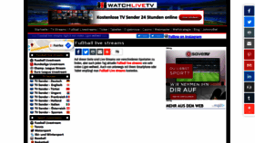 What Watchlivetv.de website looked like in 2020 (4 years ago)