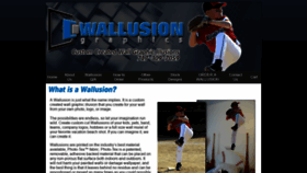 What Wallusiongraphics.com website looked like in 2020 (4 years ago)