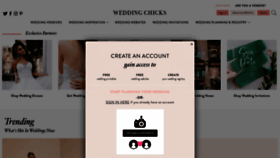 What Weddingchicks.com website looked like in 2020 (4 years ago)