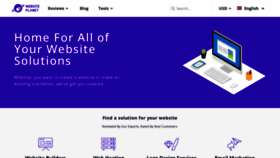 What Websiteplanet.com website looked like in 2020 (4 years ago)