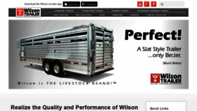 What Wilsontrailer.com website looked like in 2020 (4 years ago)