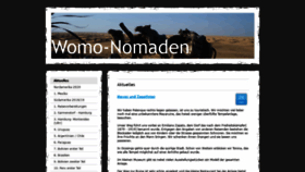 What Womo-nomaden.com website looked like in 2020 (4 years ago)