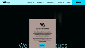 What Wayra.de website looked like in 2020 (4 years ago)