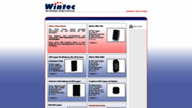 What Wintec-gps.de website looked like in 2020 (4 years ago)