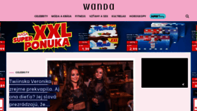 What Wanda.sk website looked like in 2020 (4 years ago)