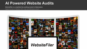 What Websitefiler.com website looked like in 2020 (4 years ago)