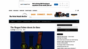 What Wristwatchreview.com website looked like in 2020 (4 years ago)