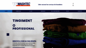 What Washtec.com.br website looked like in 2020 (4 years ago)