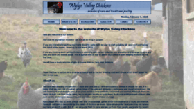 What Wylyevalleychickens.co.uk website looked like in 2020 (4 years ago)