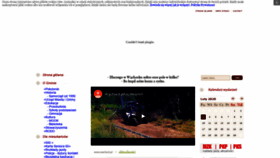 What Wachock.pl website looked like in 2020 (4 years ago)