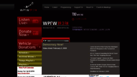 What Wpfwfm.org website looked like in 2020 (4 years ago)