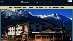 What Whistlersinn.com website looked like in 2020 (4 years ago)