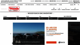 What Woodycars.com website looked like in 2020 (4 years ago)