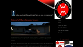 What Williamsmechanicalservices.com website looked like in 2020 (4 years ago)