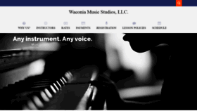 What Waconiamusicstudios.com website looked like in 2020 (4 years ago)