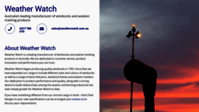 What Weatherwatch.com.au website looked like in 2020 (4 years ago)