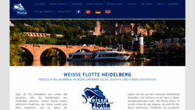What Weisse-flotte-heidelberg.de website looked like in 2020 (4 years ago)