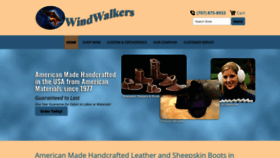 What Windwalkers.net website looked like in 2020 (4 years ago)