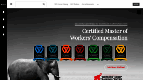 What Workerscomptraining.com website looked like in 2020 (4 years ago)