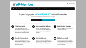 What Wp-member.com website looked like in 2020 (4 years ago)