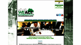 What Weact.nyc website looked like in 2020 (4 years ago)