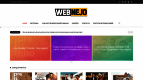 What Webnejo.com.br website looked like in 2020 (4 years ago)