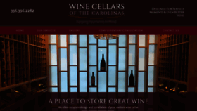 What Winecellarsofthecarolinas.com website looked like in 2020 (4 years ago)
