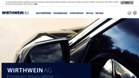 What Wirthwein.de website looked like in 2020 (4 years ago)