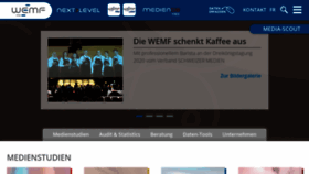 What Wemf.ch website looked like in 2020 (4 years ago)