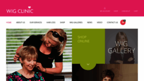 What Wigclinic.com website looked like in 2020 (4 years ago)