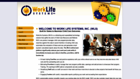 What Worklifesystems.com website looked like in 2020 (4 years ago)