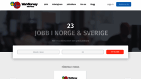 What Worknorway.se website looked like in 2020 (4 years ago)