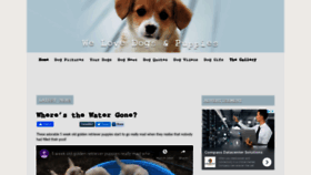What Welovedogsandpuppies.com website looked like in 2020 (4 years ago)