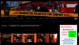 What Warrentonfire.org website looked like in 2020 (4 years ago)
