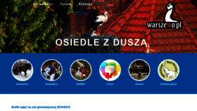 What Warszewo.pl website looked like in 2020 (4 years ago)