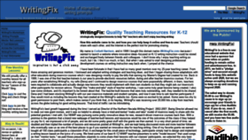 What Writingfix.com website looked like in 2020 (5 years ago)