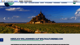 What Weltkulturerbe.com website looked like in 2020 (4 years ago)