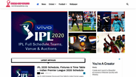 What Worldcupupdates.org website looked like in 2020 (4 years ago)