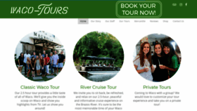 What Waco-tours.com website looked like in 2020 (4 years ago)