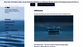 What Wasserringe.net website looked like in 2020 (4 years ago)