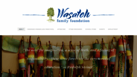 What Wasatchfamilyfoundation.org website looked like in 2020 (4 years ago)