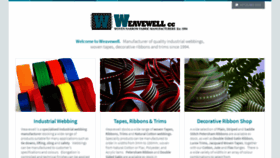 What Weavewell.co.za website looked like in 2020 (4 years ago)