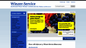 What Winzer-service.com website looked like in 2020 (4 years ago)