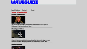 What Waveguide.co.uk website looked like in 2020 (4 years ago)