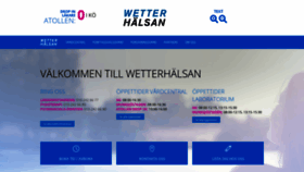 What Wetterhalsan.se website looked like in 2020 (4 years ago)