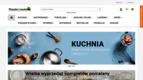 What Wszystkodokuchni.eu website looked like in 2020 (4 years ago)