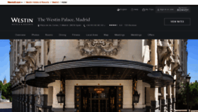 What Westinpalacemadrid.com website looked like in 2020 (4 years ago)