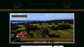 What Wintherejendomme.dk website looked like in 2020 (4 years ago)