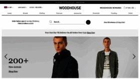 What Woodhouseclothing.com website looked like in 2020 (4 years ago)